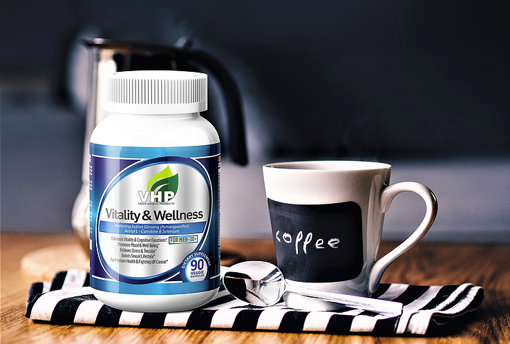 Enjoy Optimal Health with our Vitality & Wellness Dietary Supplement for Men 30+